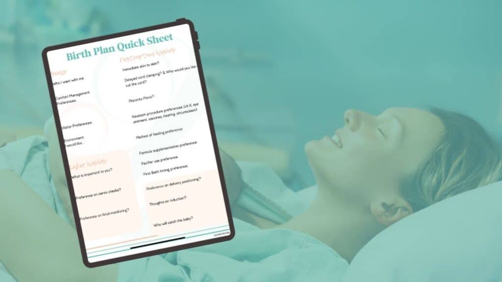 Birth Plan Blog Cover