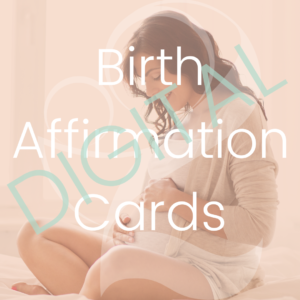 Digital Birth Affirmation Cards