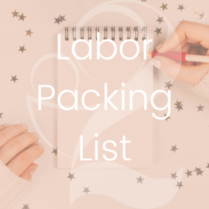 Labor Packing Checklist