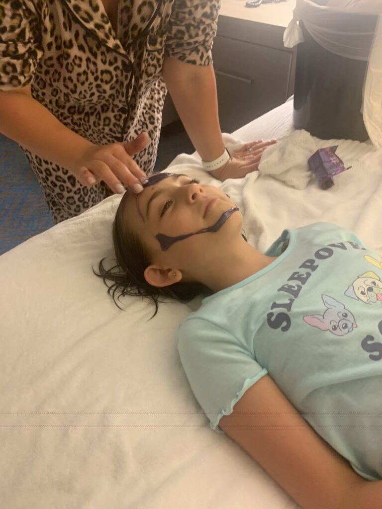 10 year old birthday party facials