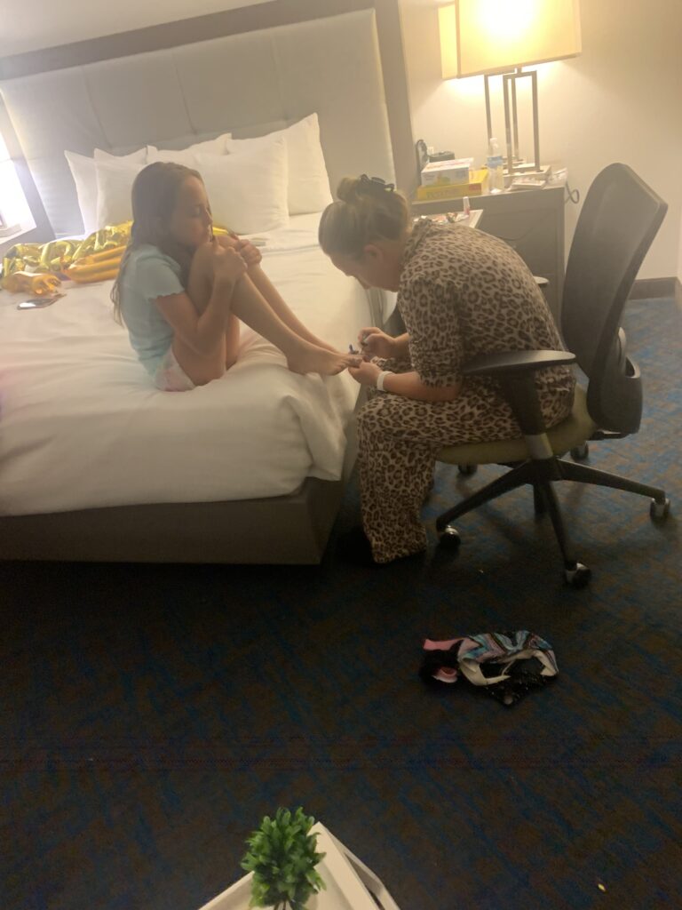 10 year old birthday party pedicures