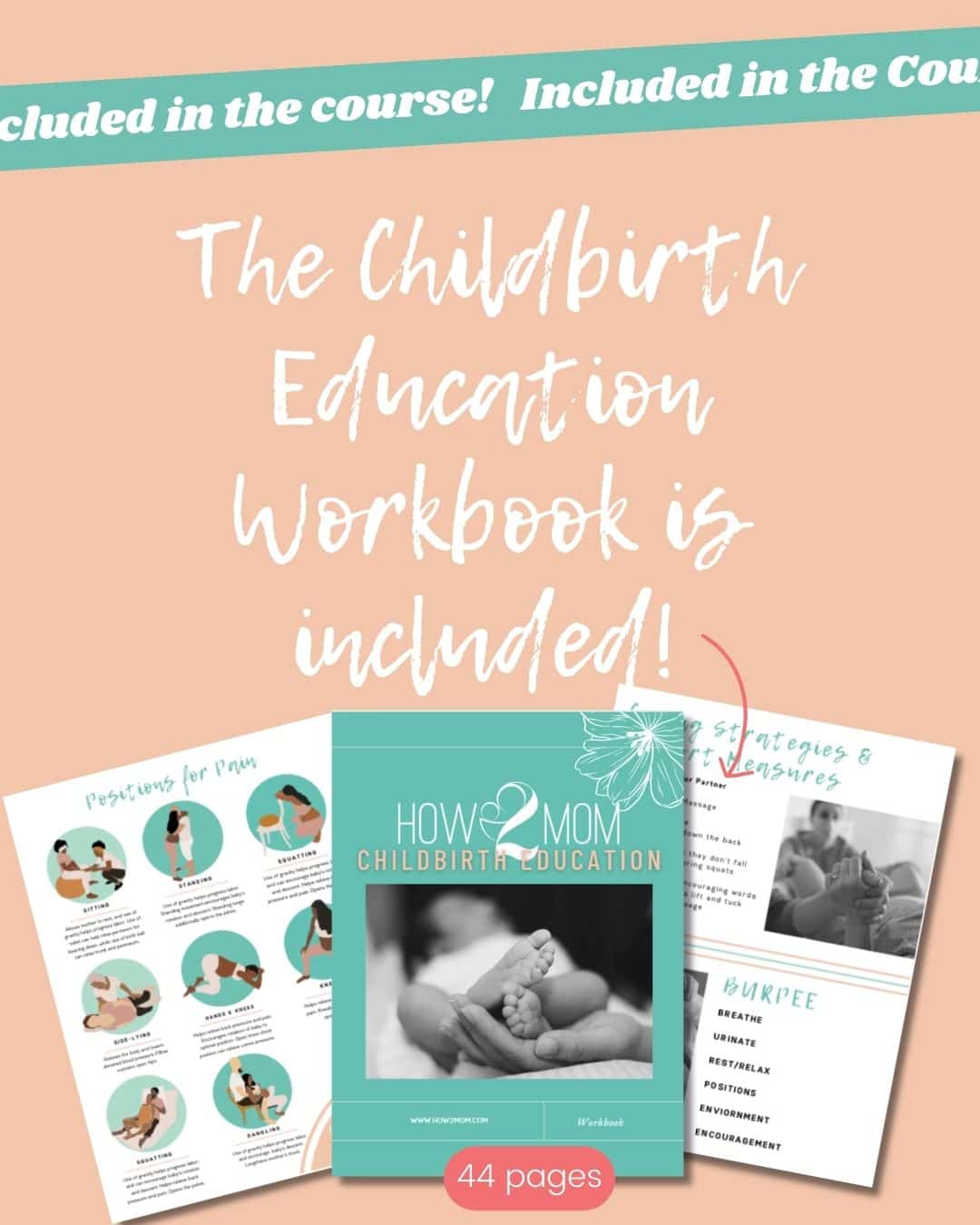 On-Demand Child Birth Ed Class by How2Mom Workbook Example 2