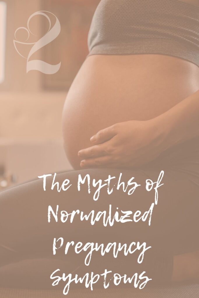 Picture of a pregnant belly