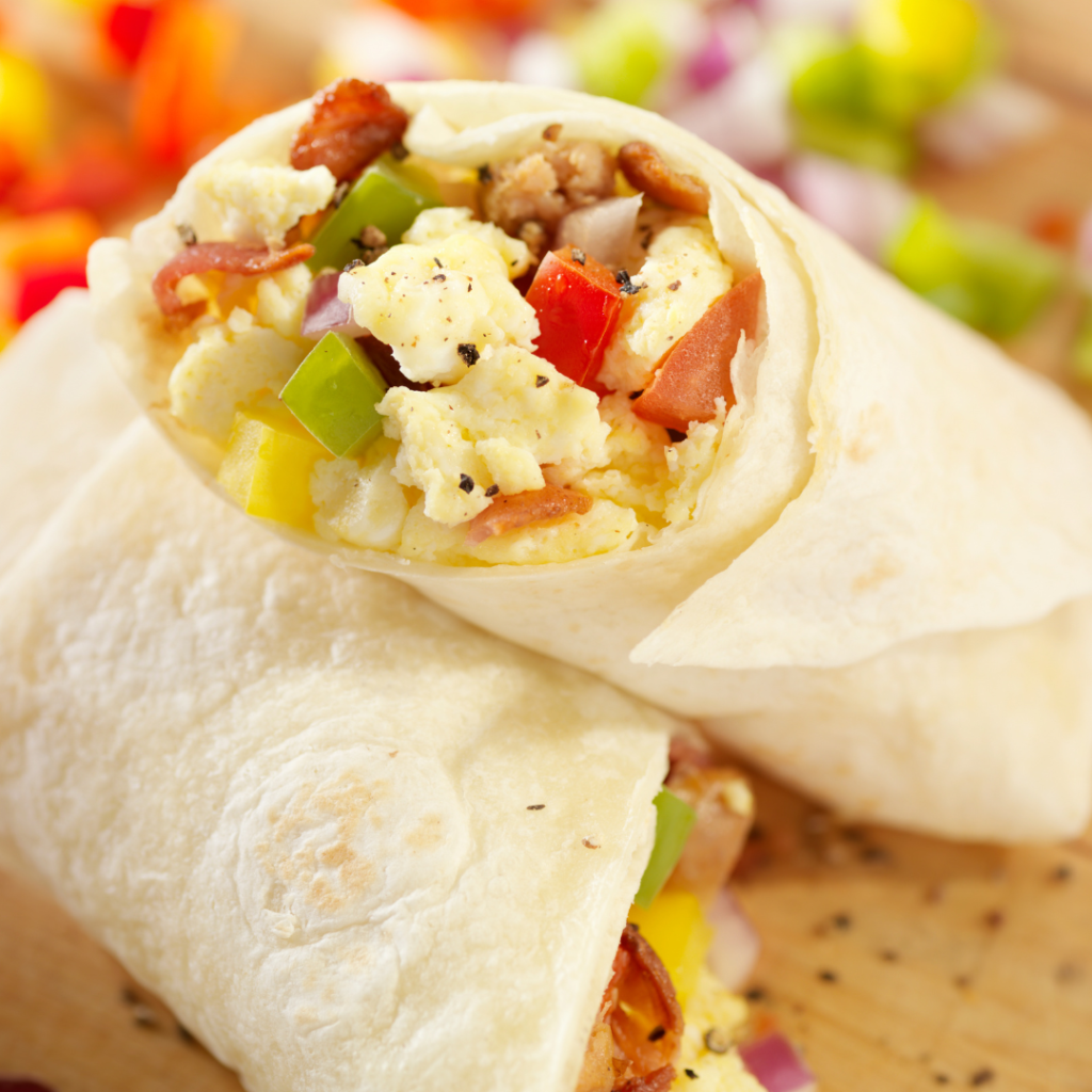 Freezer Breakfast Burritos for Postpartum
